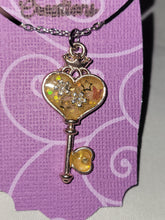 Load image into Gallery viewer, Heart Key Pendants