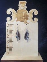 Load image into Gallery viewer, Black Real Cicada Fairy Wing Earrings