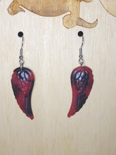Load image into Gallery viewer, Feathered Wing Earrings Medium
