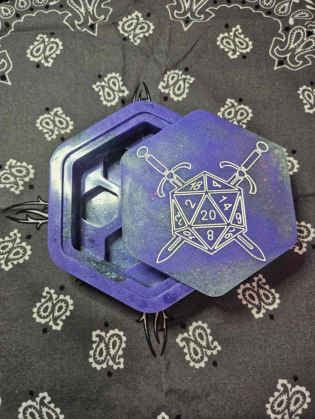 Clearance Dice Box - Hexagon