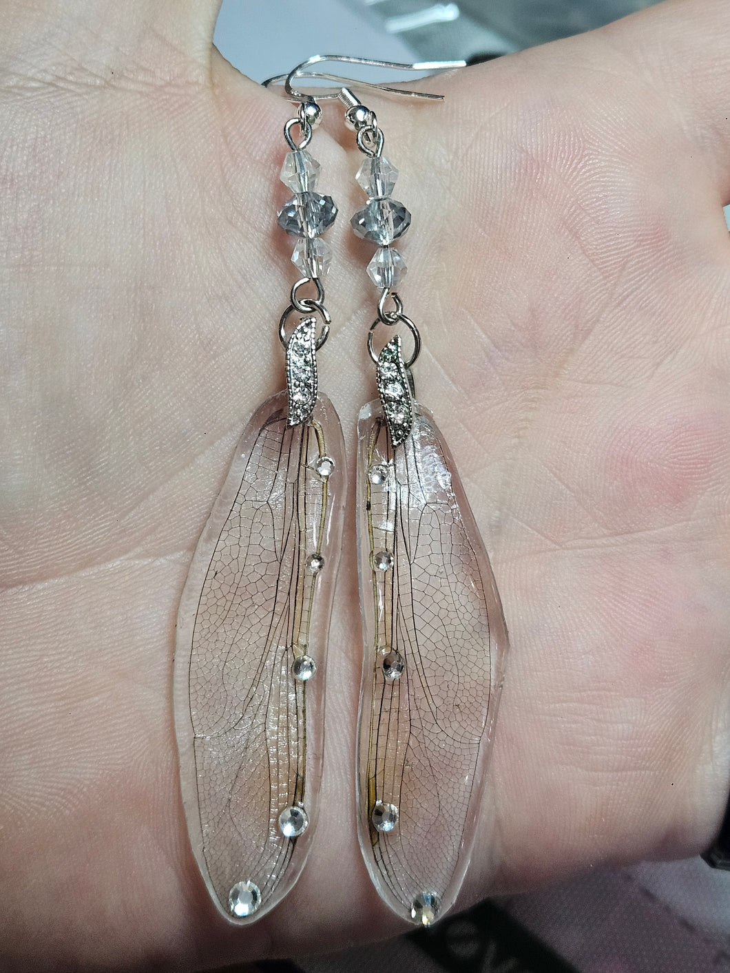 Real Dragonfly Wing Earrings