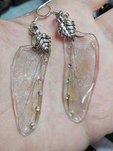 Load image into Gallery viewer, Real Dragonfly Wing Earrings
