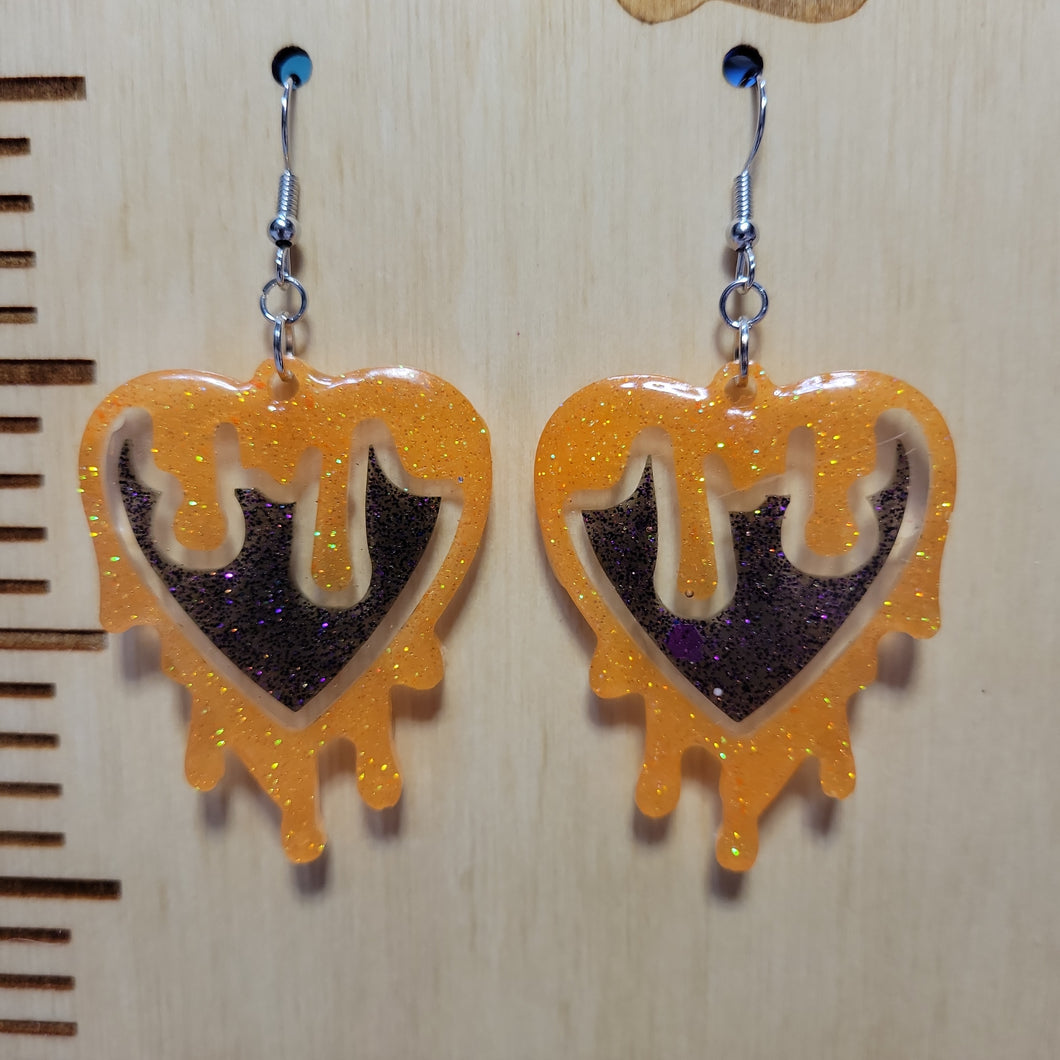 Melty Heart Earrings - Assorted