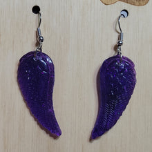 Load image into Gallery viewer, Feathered Wing Earrings Medium
