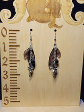 Load image into Gallery viewer, Black Fairy Wing Earring

