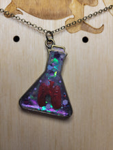 Load image into Gallery viewer, Purple Sparkle Lungs Potion Pendant
