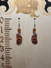 Load image into Gallery viewer, Monarch Butterfly Wing Earrings Small
