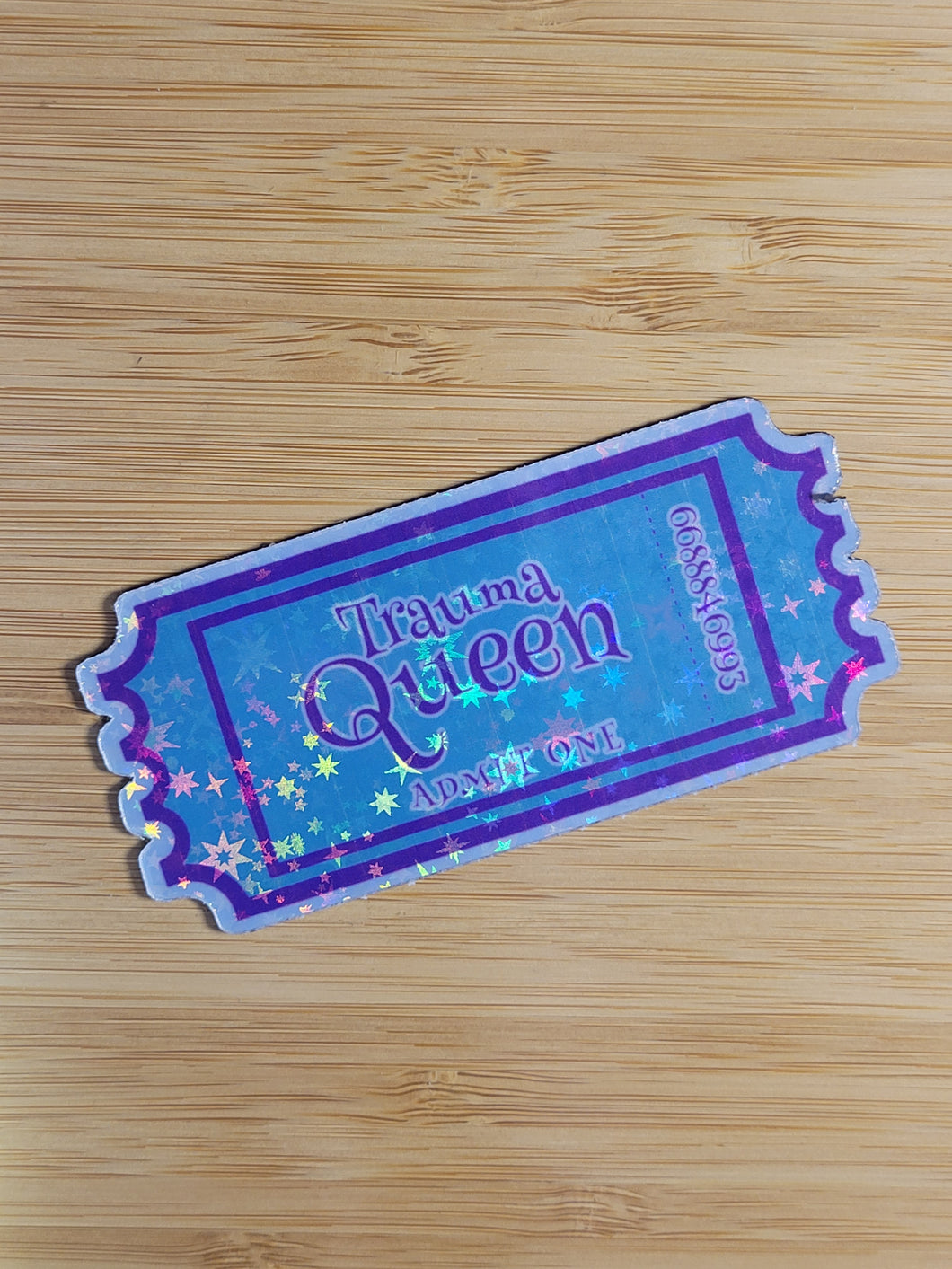Ticket Trauma Queen - Sticker/Magnet
