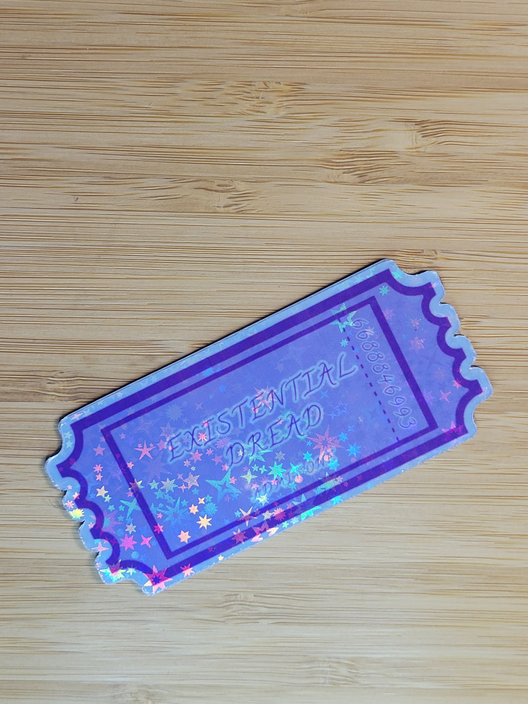 Ticket Existential Dread - Sticker/Magnet