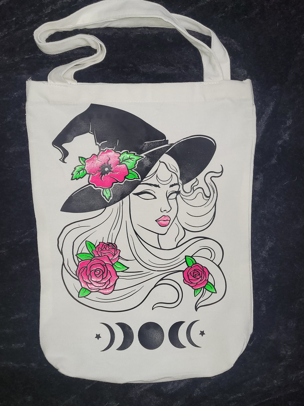 Triple Moon Witch Tote Bag