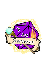 Load image into Gallery viewer, D20 Sorcerer - Sticker/Magnet
